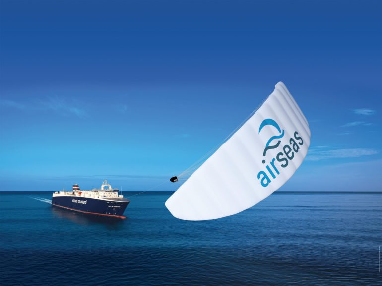Airbus orders first ever automated kite for its cargo ship from AirSeas